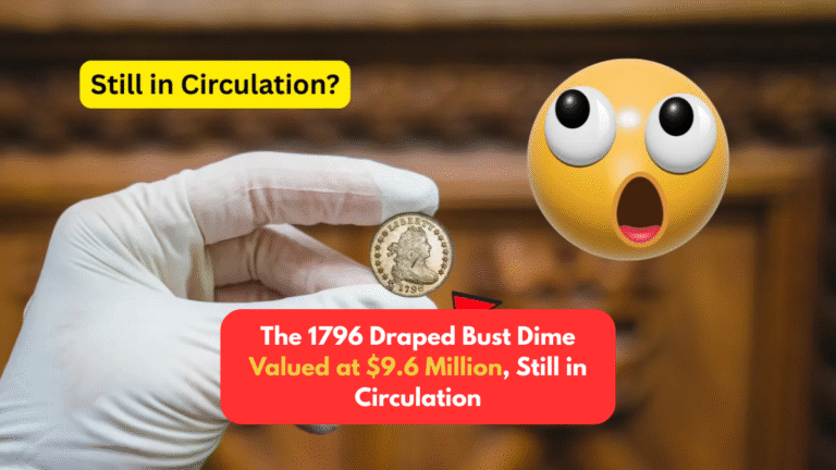 The 1796 Draped Bust Dime Valued at $9.6 Million, Still in Circulation