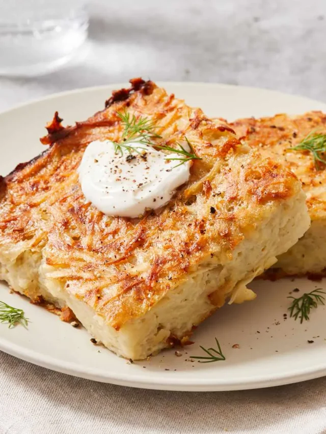 Extra Fluffy, Deliciously Creamy Potato Kugel