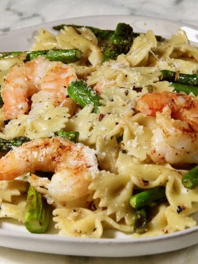 Shrimp And Asparagus Pasta Recipe