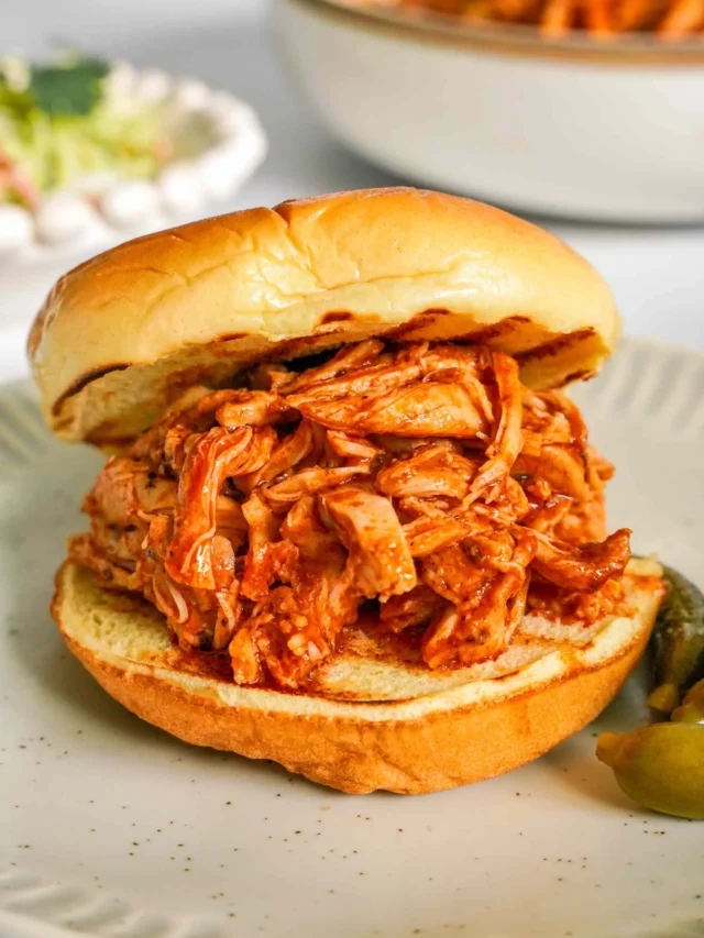 Stovetop Barbecue Pulled Chicken Recipe