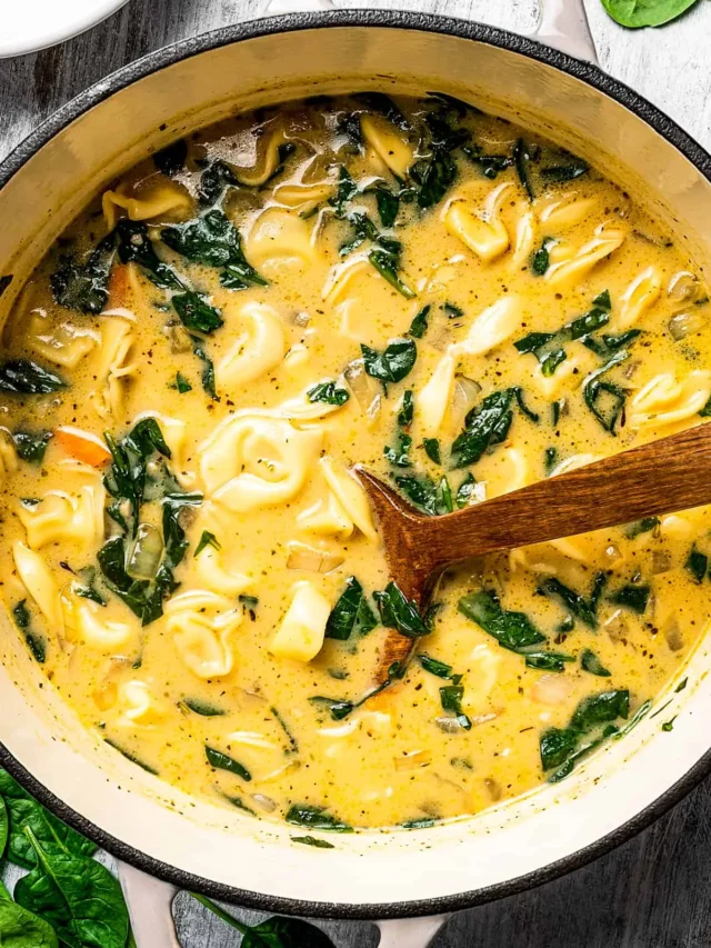 Creamy Tortellini Soup Recipe