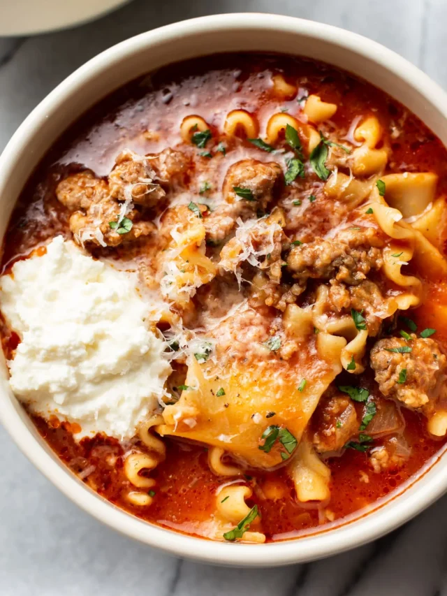 The Best Lasagna Soup Recipe