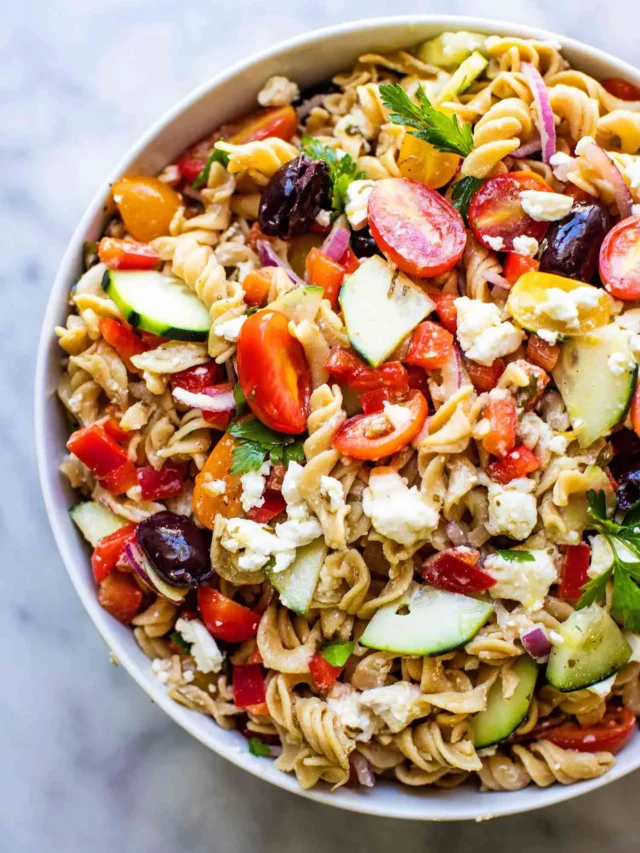 Greek Pasta Salad Recipe