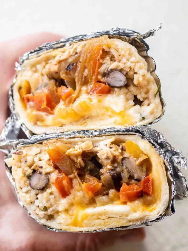 Easy Chicken Freezer Burritos