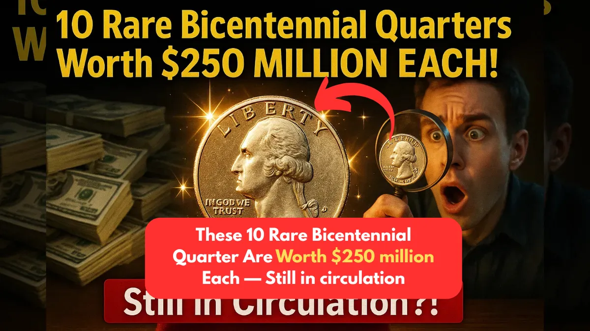 These 10 Rare Bicentennial Quarter Are Worth $250 million Each — Still in circulation