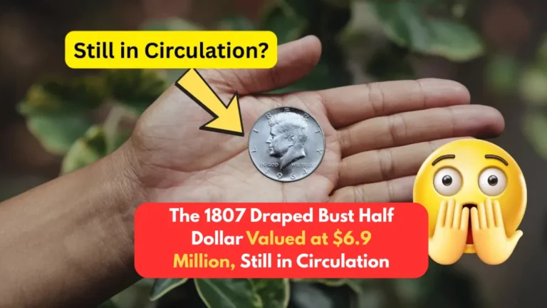 The 1807 Draped Bust Half Dollar Valued at $6.9 Million, Still in Circulation
